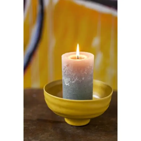 Spaas Rustieke Cilinderkaars Beige - 60 Uren 2 Spaas Rustieke Cilinderkaars Beige - 60 Uren - Afbeelding 2