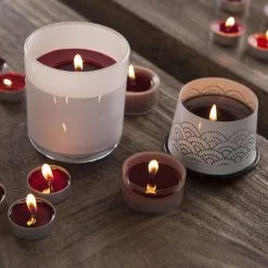 Spaas Kapje Voor Shade Geurkaars - Wit -Tuinbeelden winkel shade kapje wit kant 1664883312 1 600