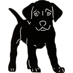 Silhouet Puppy Hond - Decoratief