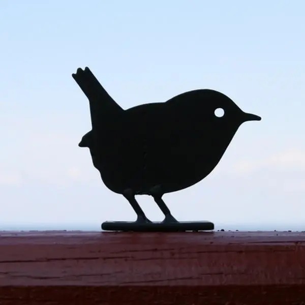 Silhouet Winterkoninkje 2 Silhouet Winterkoninkje - Afbeelding 2