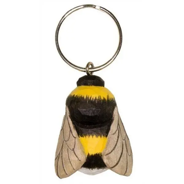 Sleutelhanger Hommel In Hout 1 Sleutelhanger Hommel In Hout