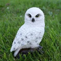 Sneeuwuil Op Stam 5 Sneeuwuil Op Stam -Tuinbeelden winkel sneeuwuil op stam levensecht 1529656170 1 600