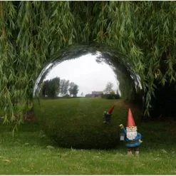 Heksenbol Inox 100 Cm 5 Heksenbol Inox 100 Cm -Tuinbeelden winkel spiegelbol 1 meter 1528711793 1 600