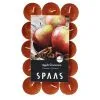 Spaas Theelicht Appel Kaneel - 4,5 Uren - Set Van 30 Stuks