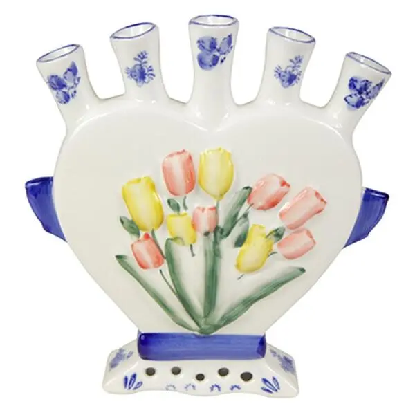 Tulpenvaas Hart Kleurrijke Tulpen 1 Tulpenvaas Hart Kleurrijke Tulpen