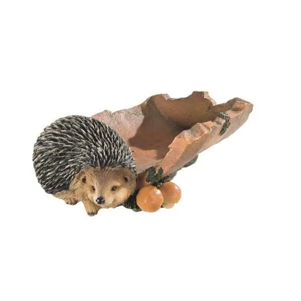 Voederschaal Met Egel 1 Voederschaal Met Egel