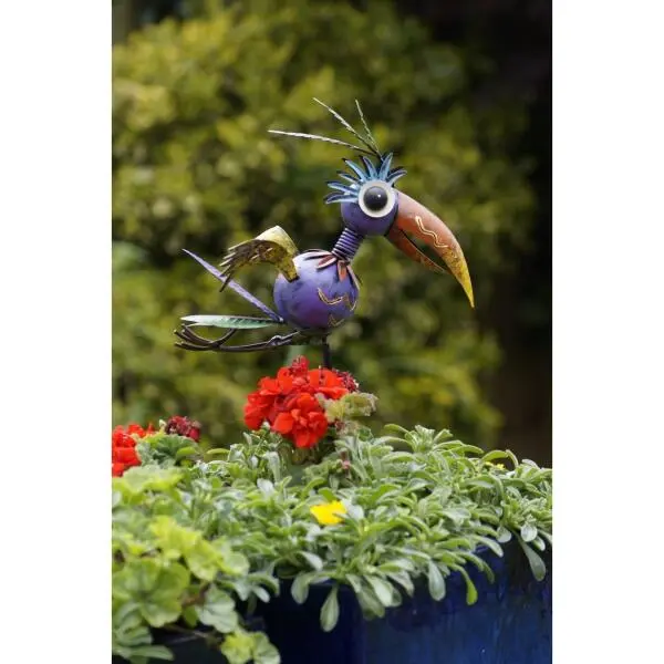 Vogel Flighty Op Pin - Metaal 2 Vogel Flighty Op Pin - Metaal - Afbeelding 2