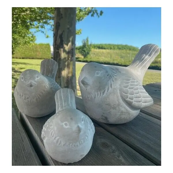 Vogel Uit Cement - 20 × 15 × 16 Cm 2 Vogel Uit Cement - 20 × 15 × 16 Cm - Afbeelding 2