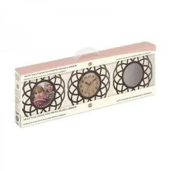 Wandklok Ascot Met Spiegel En Fotoframe - Drie In één -Tuinbeelden winkel wandklok triple ascot 3in1 1535618953 2 600