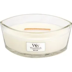 WoodWick Ellipse Candle - White Teak