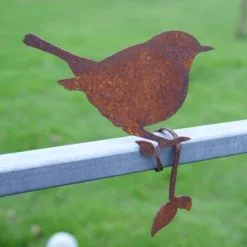 Winterkoninkje Staand Op Tak Decoroest