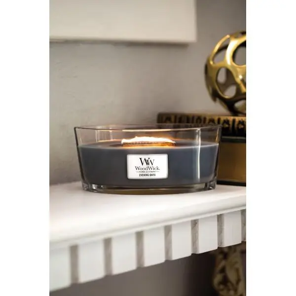 WoodWick Ellipse Candle - Evening Onyx 2 WoodWick Ellipse Candle - Evening Onyx - Afbeelding 2