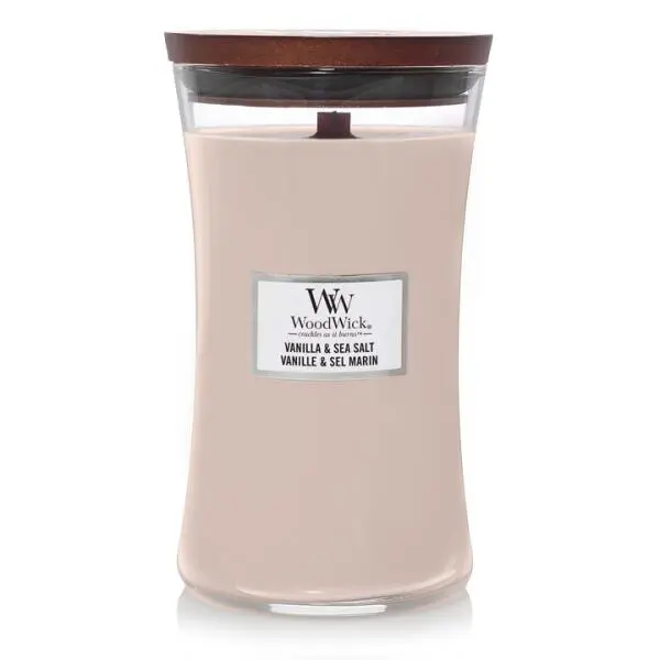 WoodWick Large Candle - Vanilla & Sea Salt 1 WoodWick Large Candle - Vanilla & Sea Salt