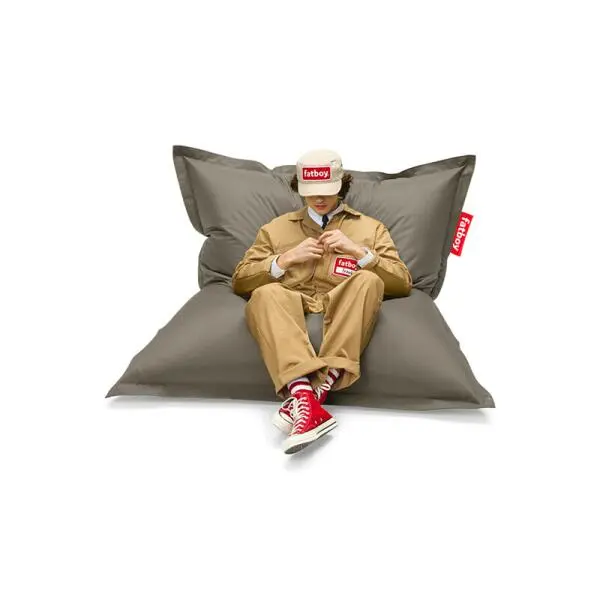 Zitzak Fatboy® The Original Indoor - 180 X 140 Cm Taupe 2 Zitzak Fatboy® The Original Indoor - 180 X 140 Cm Taupe - Afbeelding 2